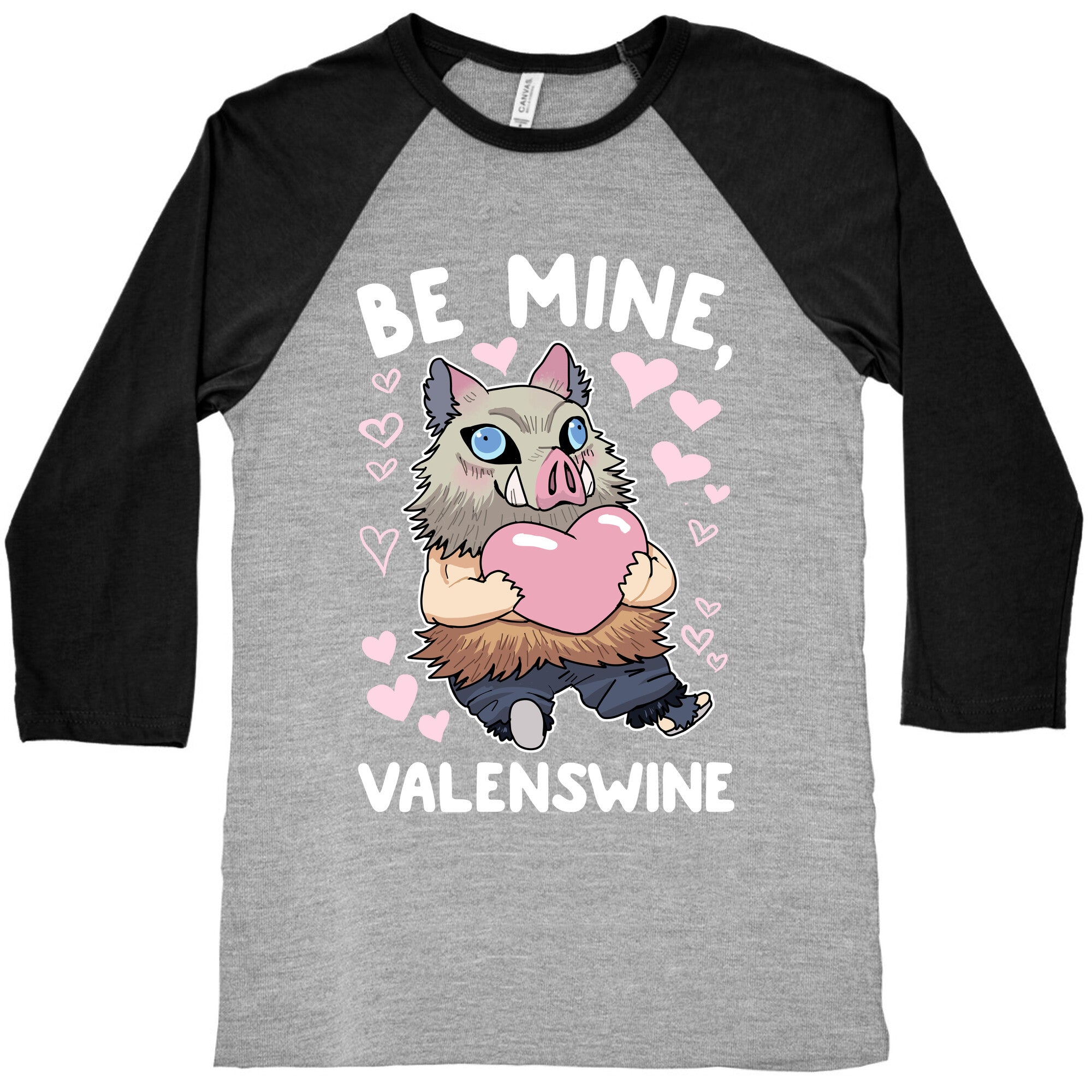Be Mine, Valenswine Baseball Tee